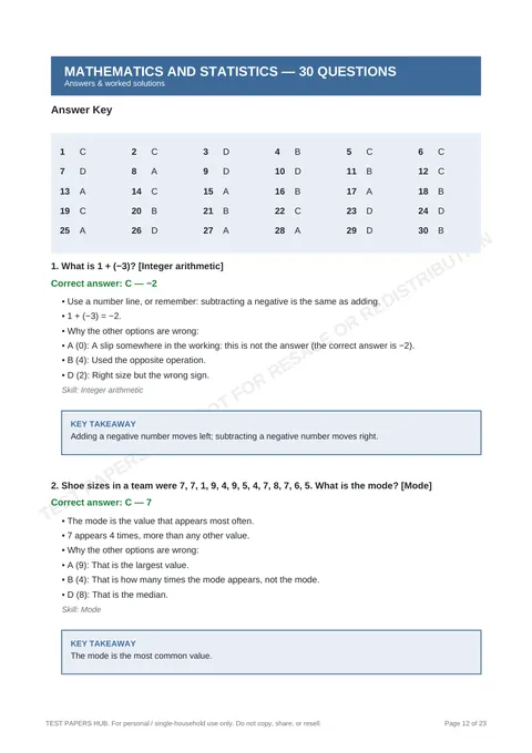 Solutions preview
