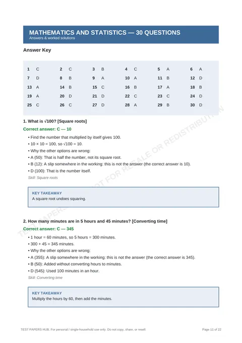 Solutions preview