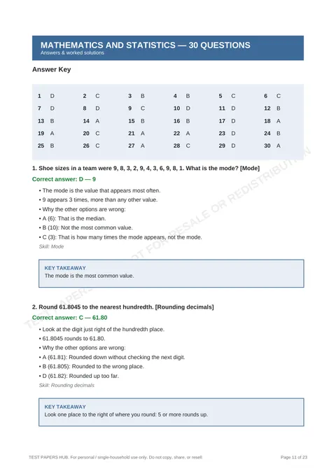 Solutions preview