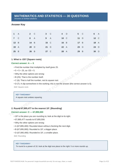 Solutions preview