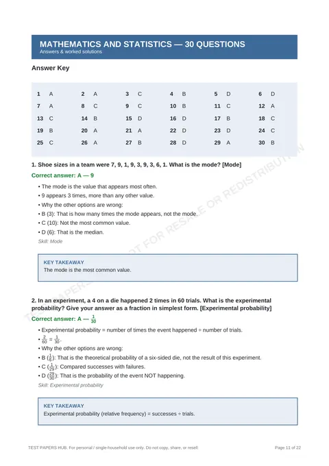 Solutions preview