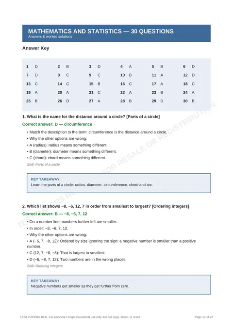 Solutions preview