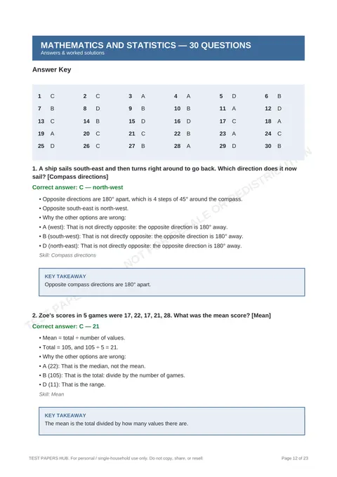 Solutions preview