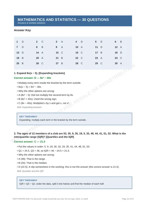 Solutions preview