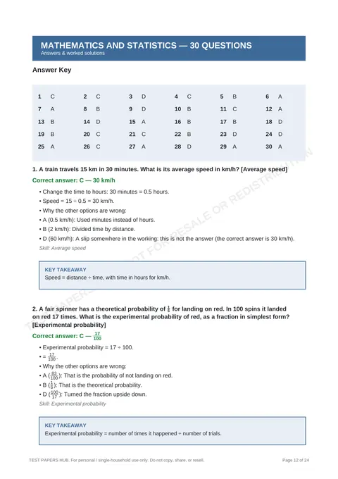 Solutions preview