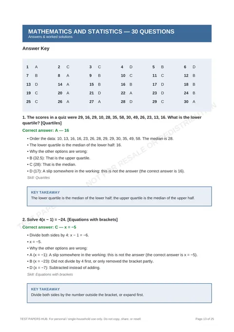 Solutions preview