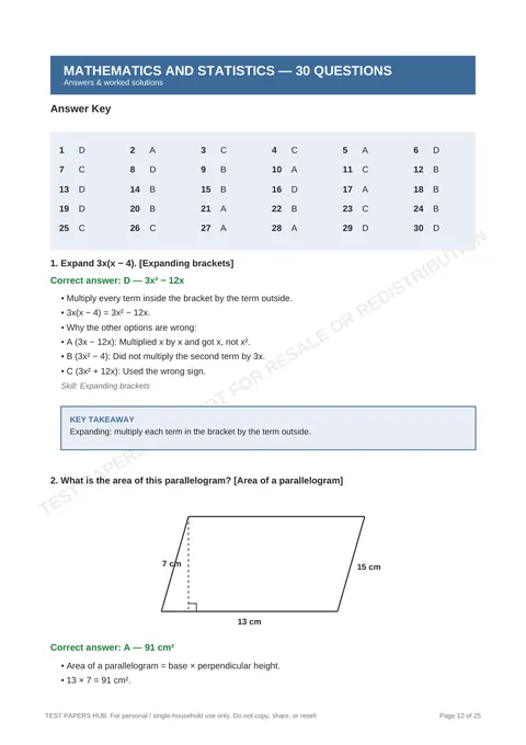 Solutions preview