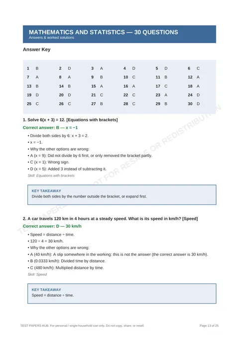 Solutions preview