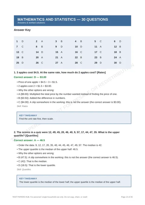 Solutions preview