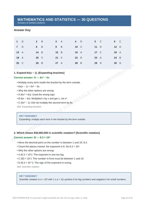 Solutions preview