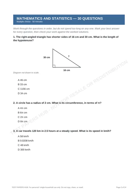 Questions preview