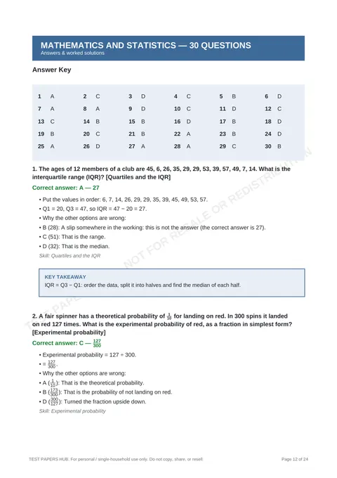 Solutions preview