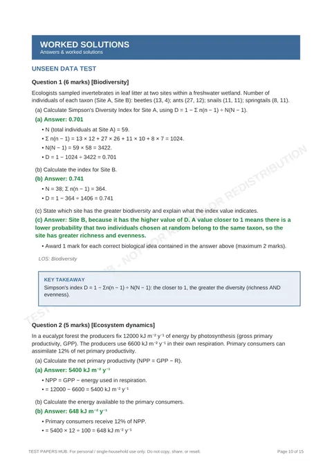 Solutions preview