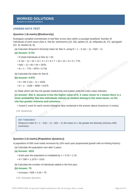 Solutions preview