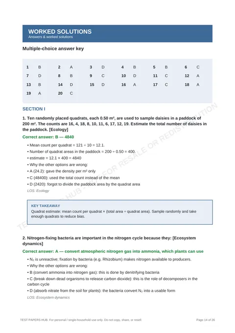 Solutions preview