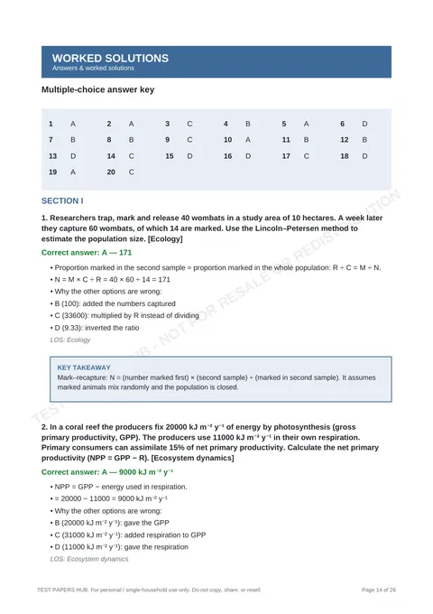 Solutions preview