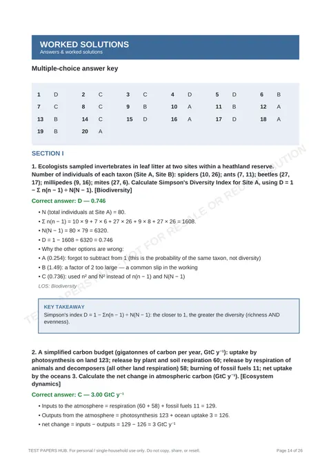 Solutions preview