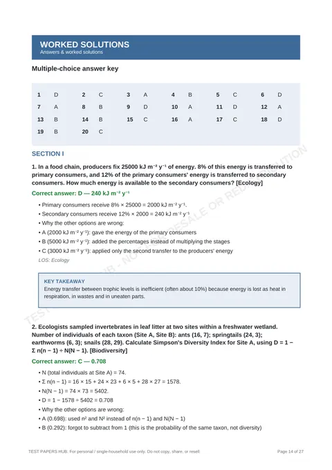 Solutions preview