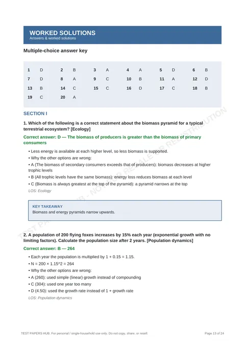 Solutions preview