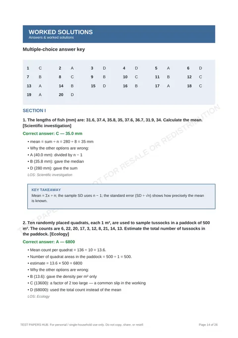 Solutions preview