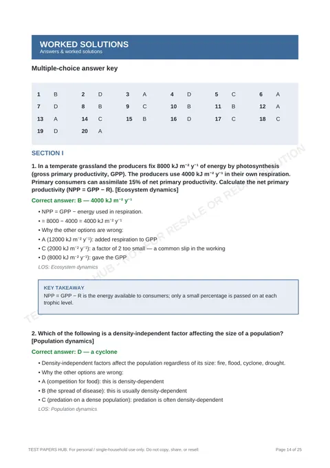 Solutions preview