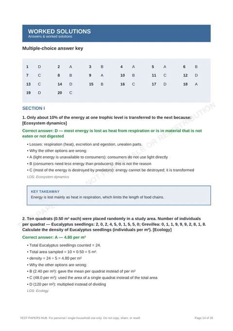 Solutions preview