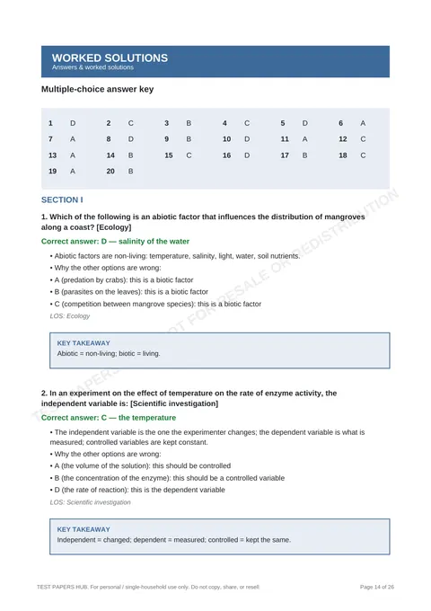 Solutions preview