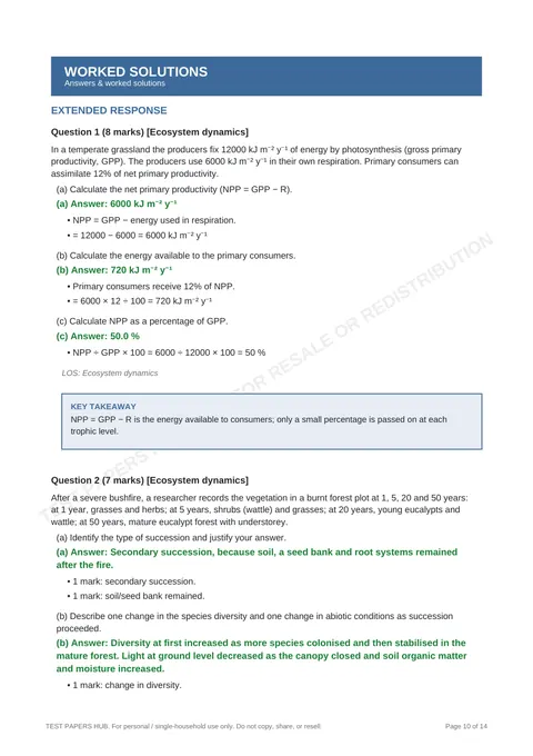 Solutions preview