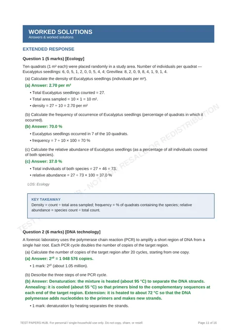 Solutions preview
