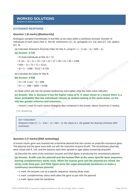 Solutions preview