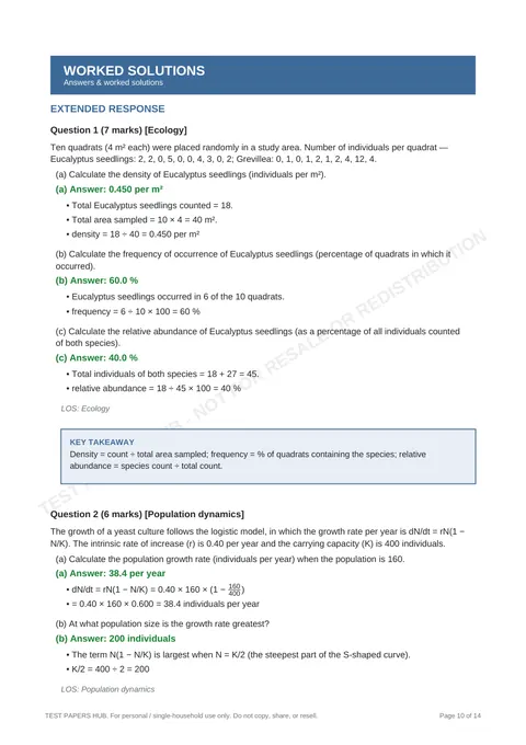 Solutions preview