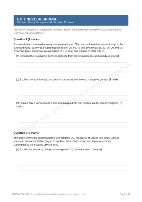Questions preview
