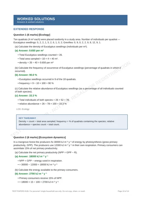 Solutions preview