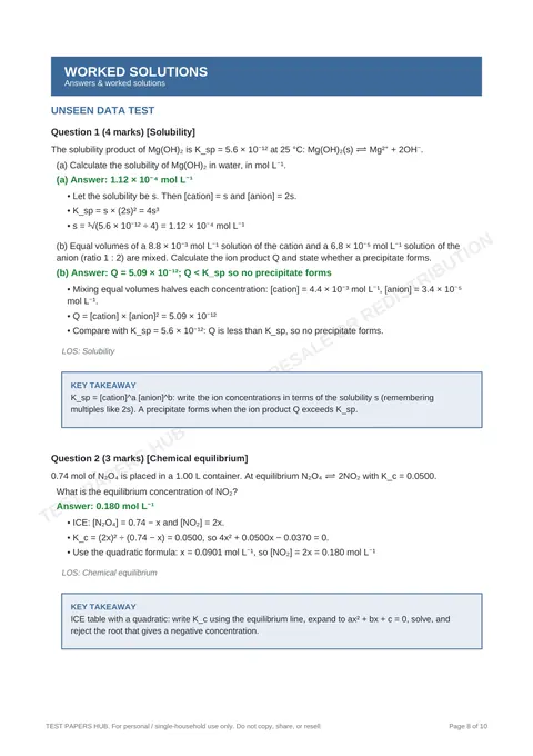 Solutions preview