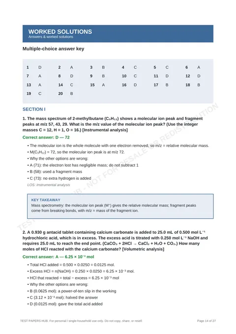 Solutions preview