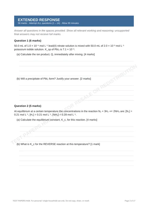 Questions preview