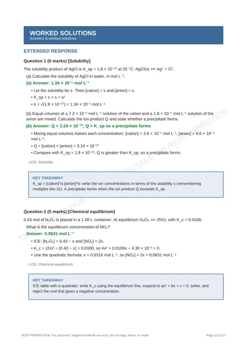 Solutions preview