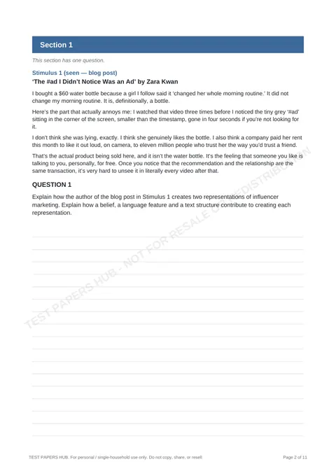 Questions preview