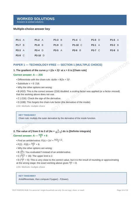 Solutions preview