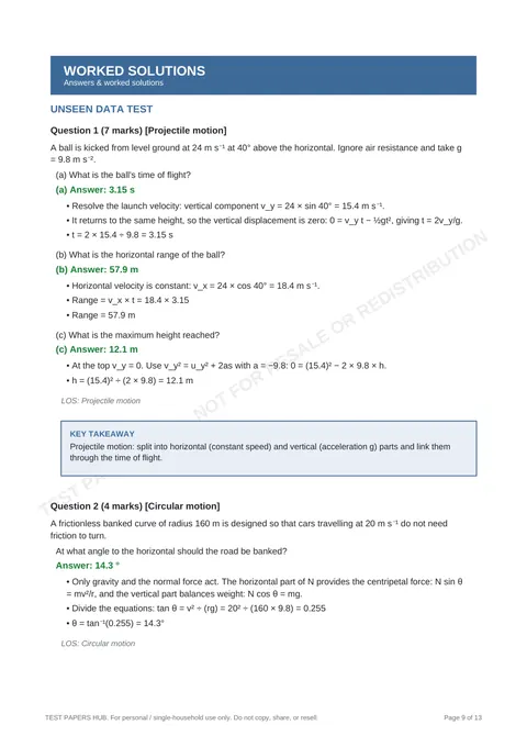 Solutions preview