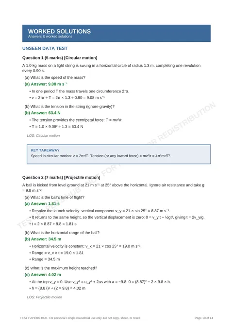 Solutions preview