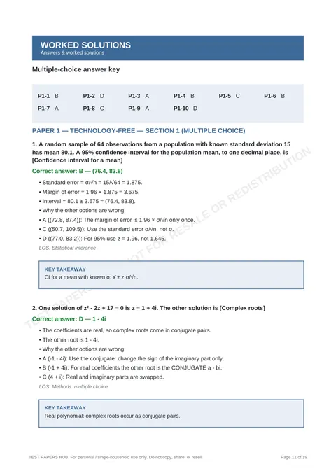 Solutions preview