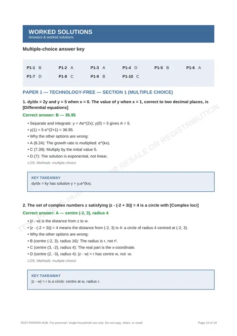 Solutions preview