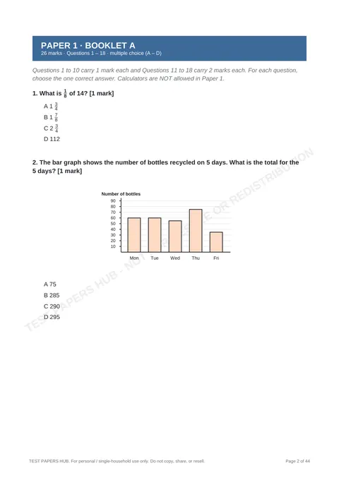 Questions preview