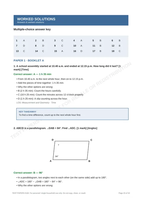 Solutions preview