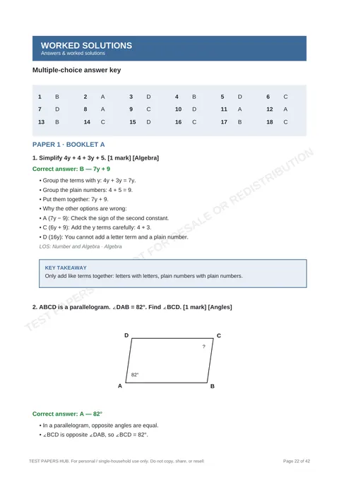 Solutions preview