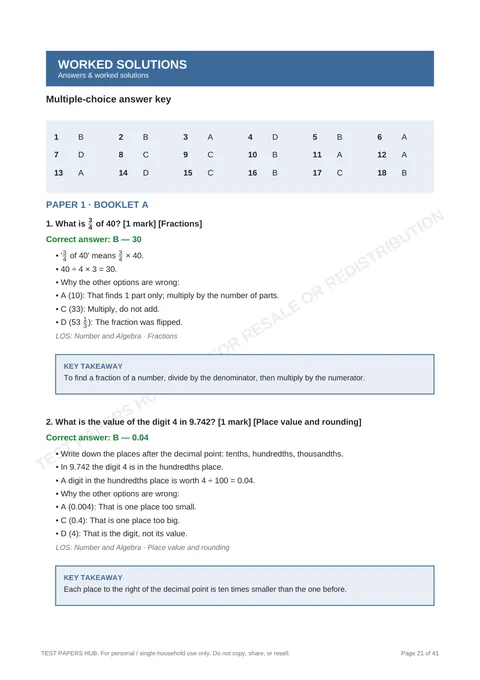 Solutions preview