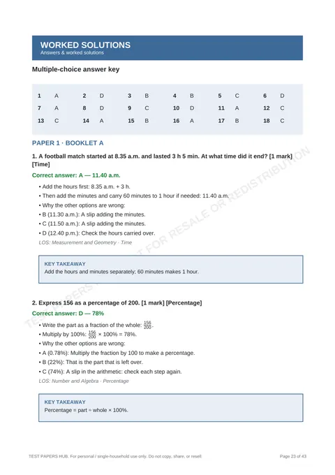 Solutions preview