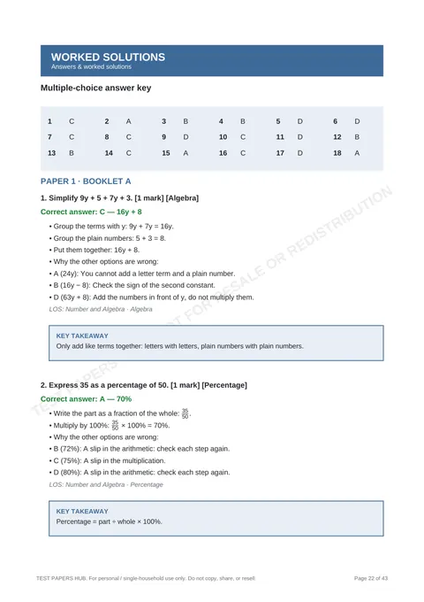 Solutions preview