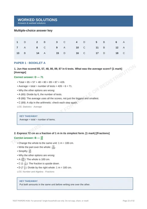 Solutions preview